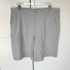 Columbia Short Men 38 Gray PFG Utility‎ Cargo Pocket Fishing Outdoors Omni Shade